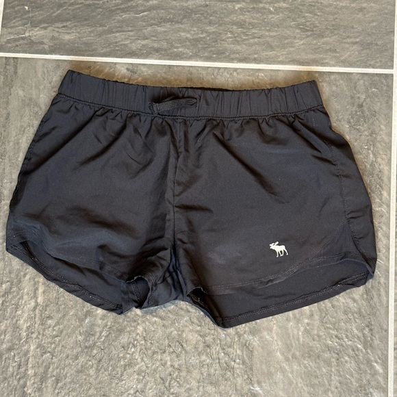 Girl’s ABERCROMBIE KIDS Athletic Shorts size 13/14 in Black - Picture 2 of 4